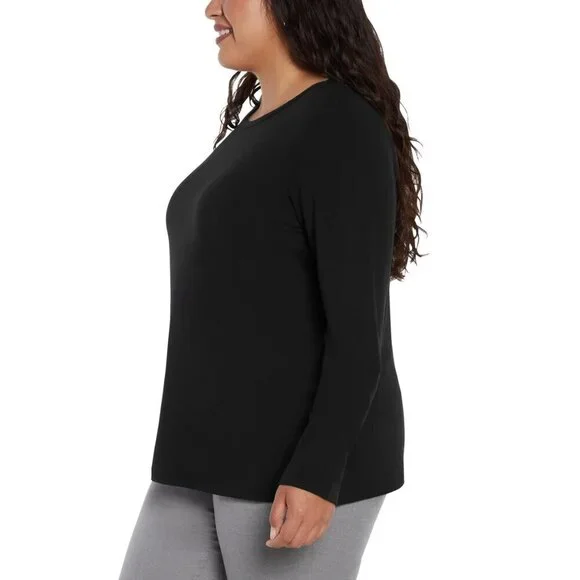 Banana Republic Womens Black Long Sleeve Knit Top Boatneck - Picture 2 of 4